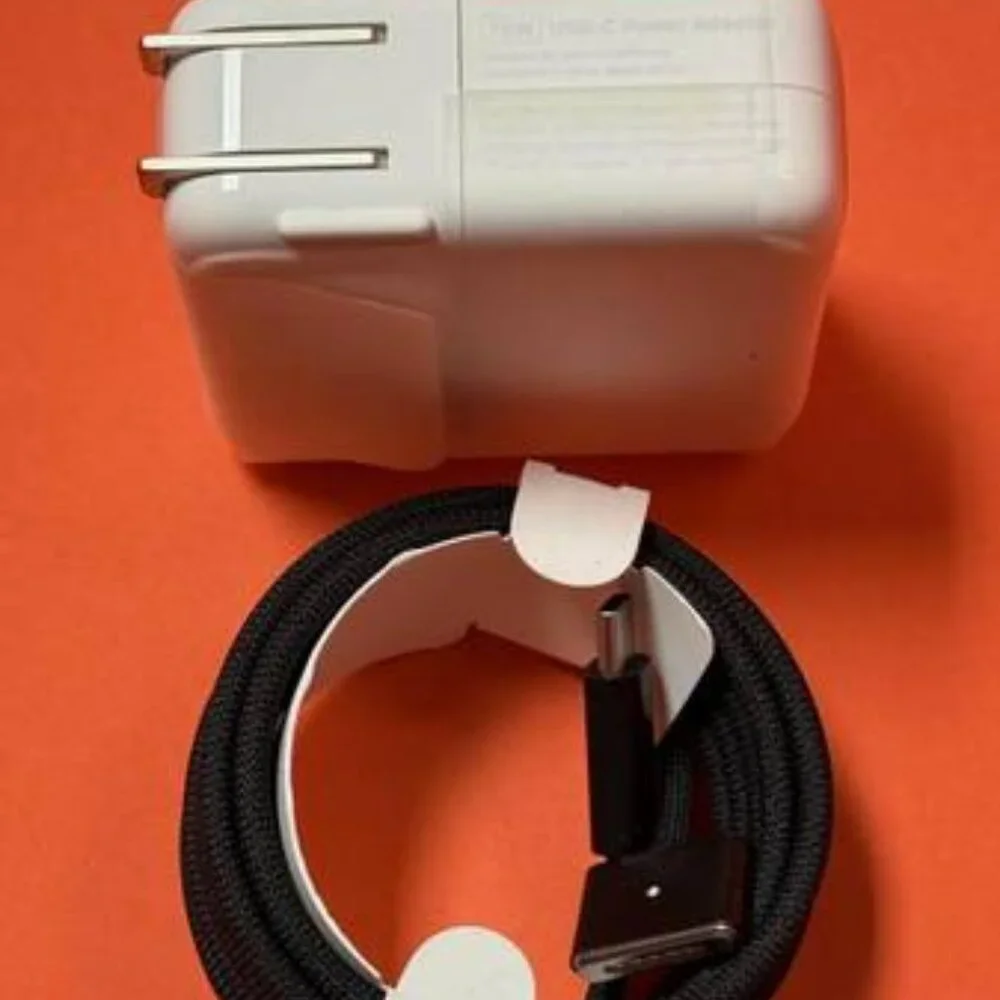 APPLE 70W USB-C Power Adapter AND Magsafe Cable (NEW) ($120 retail!)